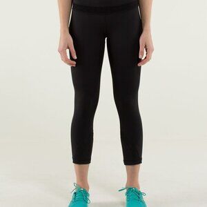 Lululemon Run: Inspire Crop II *Reflect Special Edition Leggings Size 6